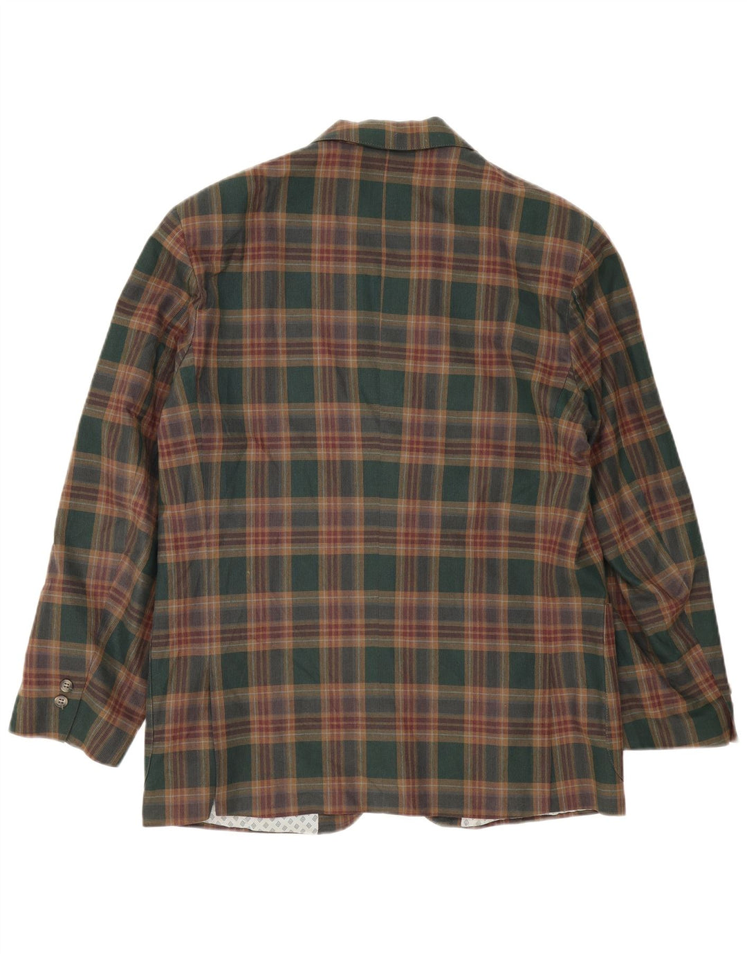 Vintage Ανδρικό σακάκι με 2 κουμπιά σακάκι UK 40 Large Green Check