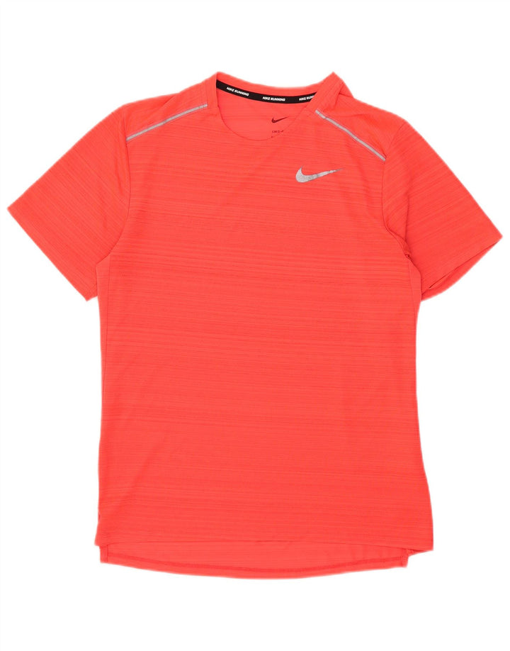 Ανδρικό μπλουζάκι Nike Dri Fit T-shirt, μικρό κόκκινο ριγέ πολυεστέρα
