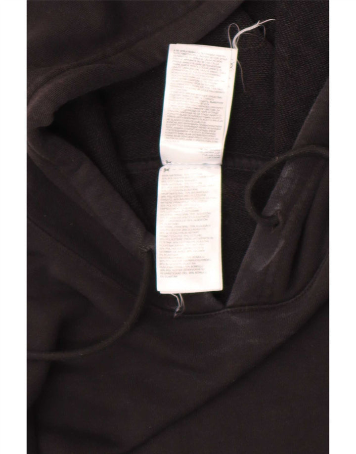 Ανδρικό Reebok Hoodie Jumper Μεγάλο Μαύρο Βαμβακερό