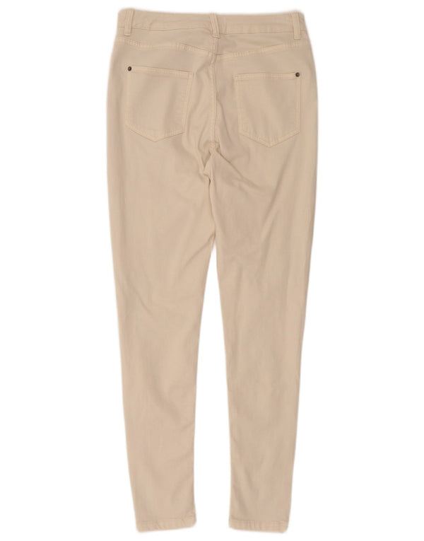 Marks & Spencer Γυναικεία Super Skinny Jeans UK 12 Medium W32 L29 Beige Cotton