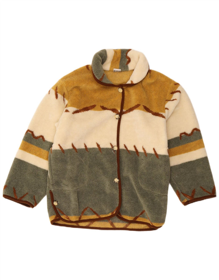 Vintage Γυναικείο Loose Fit Windbreaker Jacket UK 10 Small πολύχρωμο