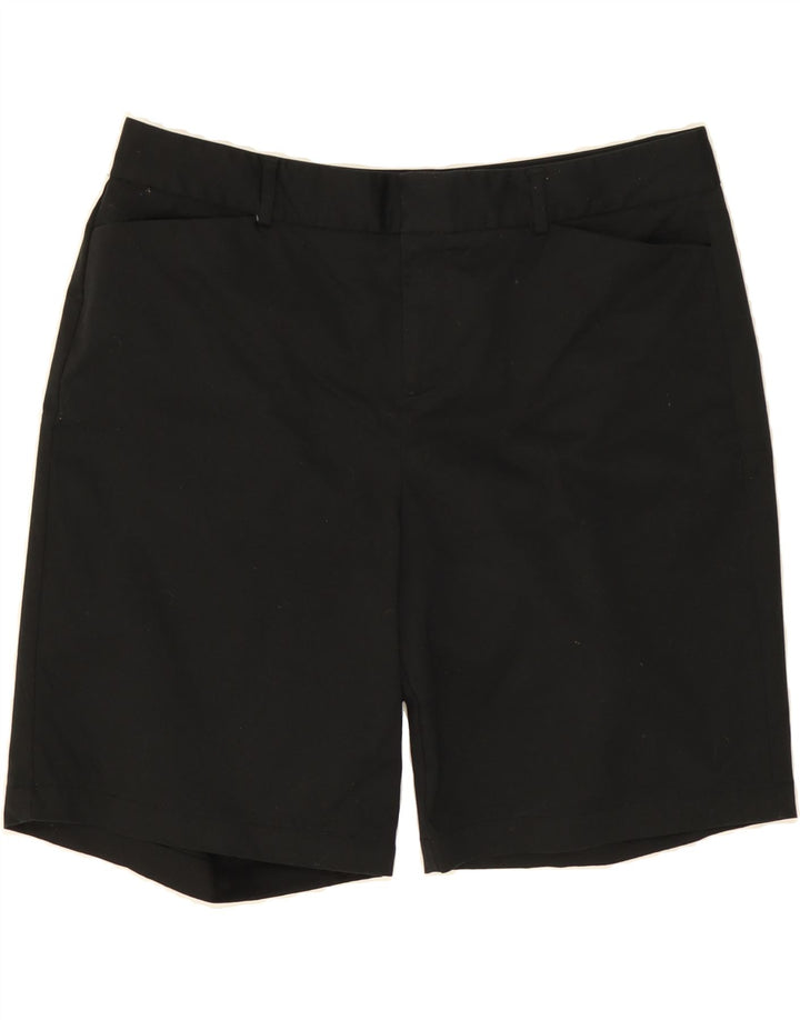 DOCKERS Womens Casual Shorts US 16 2XL W37  Black Cotton Vintage Dockers and Second-Hand Dockers from Messina Hembry 