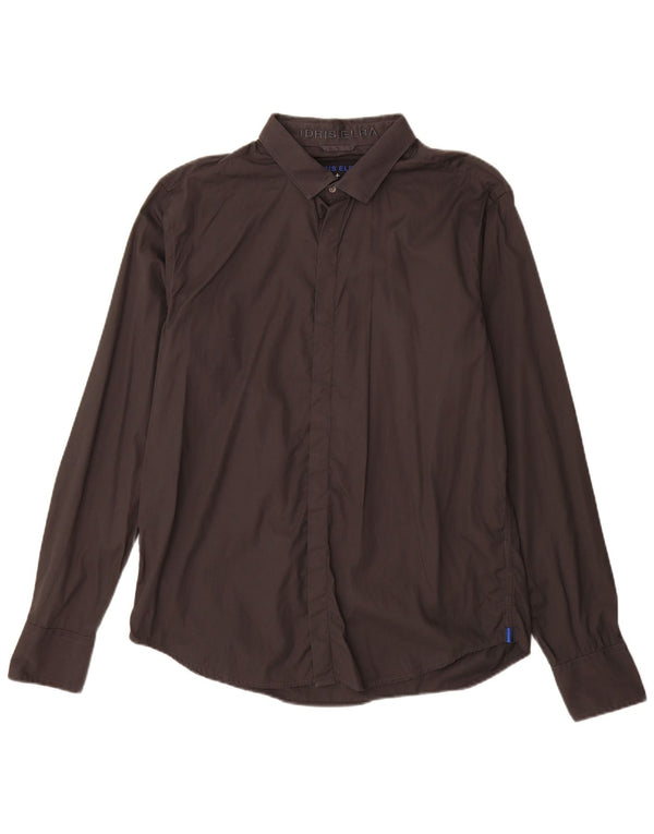 Ανδρικό πουκάμισο Superdry 2XL Γκρι βαμβακερό