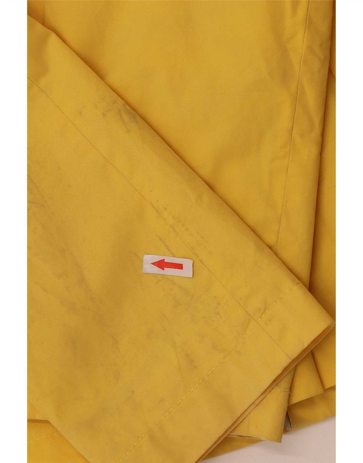 Zara Γυναικείο Bomber Jacket UK 16 Large Yellow Cotton