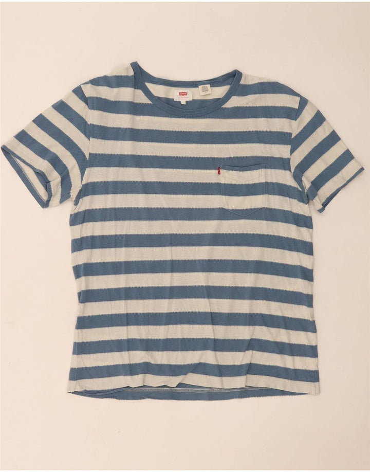 Ανδρικό T-Shirt Levi's Top μεγάλο μπλε ριγέ