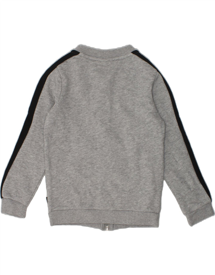 PUMA Boys Graphic Tracksuit Top Jacket 5-6 Years Grey Colourblock Cotton Vintage Puma and Second-Hand Puma from Messina Hembry 