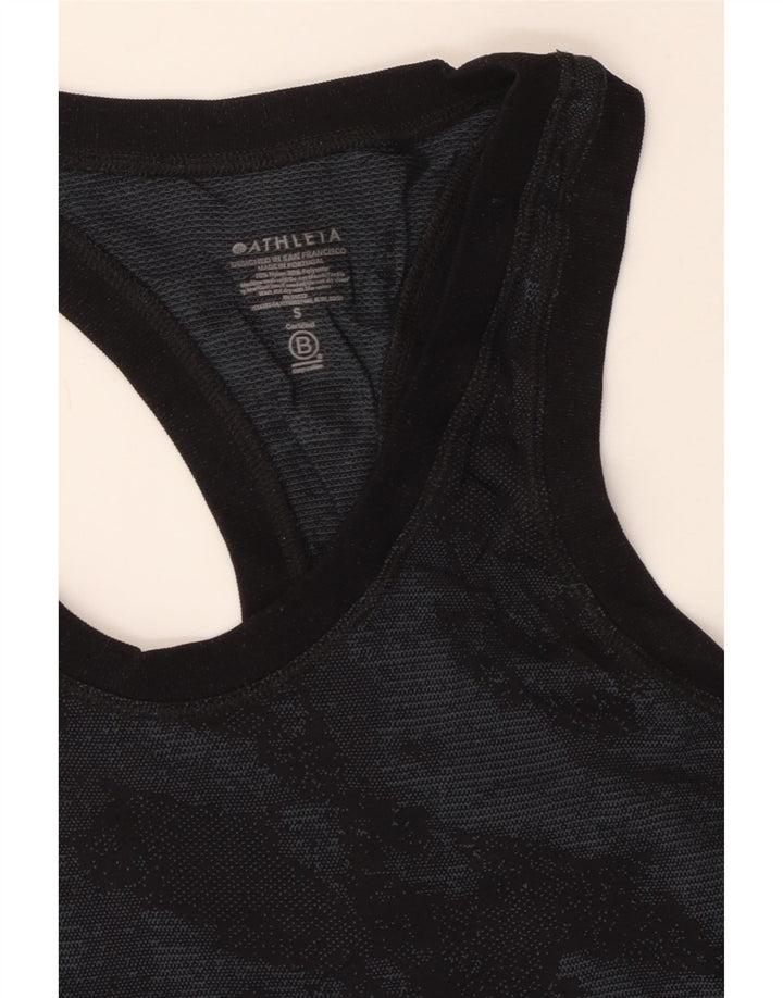 ATHLETA Γυναικείο Γιλέκο UK 8 Small Black Nylon Καμουφλάζ