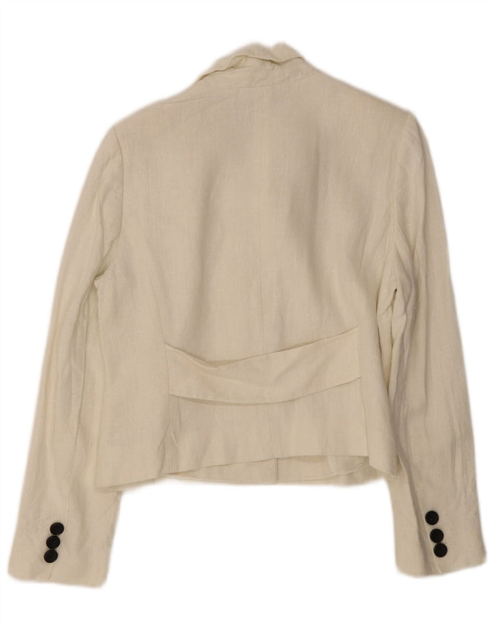 Hobbs Γυναικείο Μπουφάν σακάκι UK 14 Large Off White