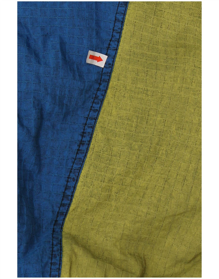 Vintage ανδρική φόρμα σκι με κουκούλα IT 52 Large Blue Colorblock Polyamide