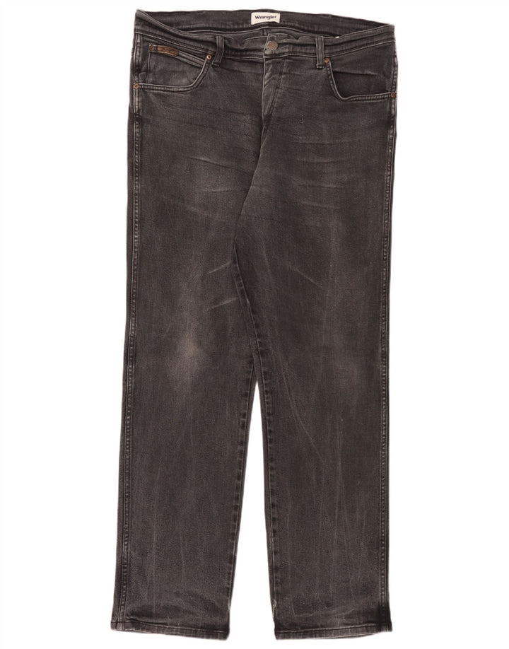 Ανδρικό τζιν ίσιο Wrangler Texas Stretch W38 L32 Γκρι βαμβακερό