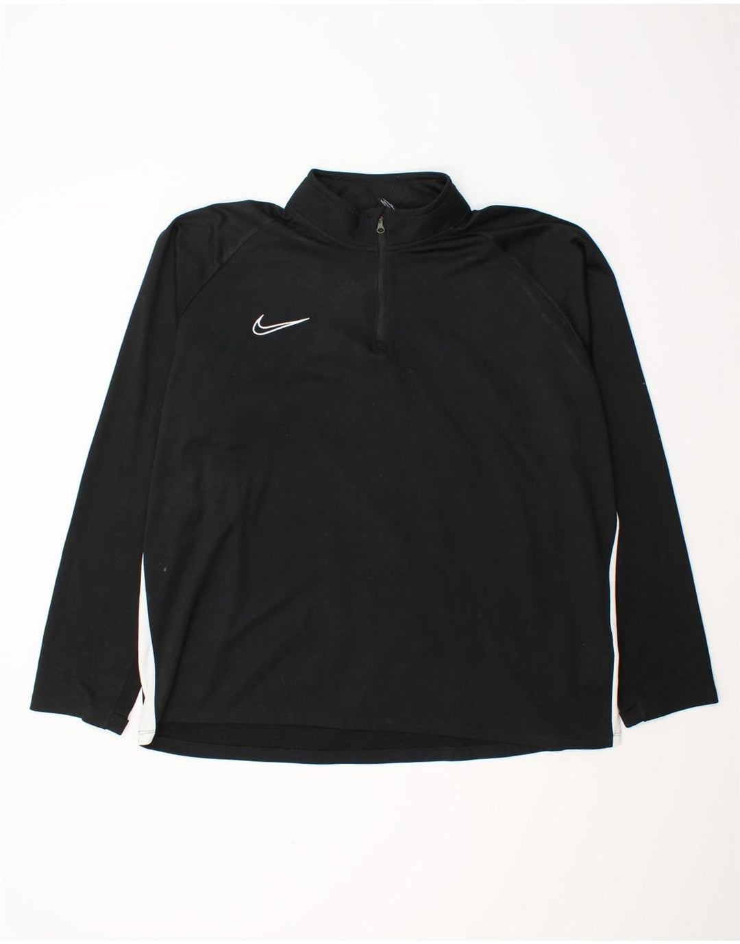 Ανδρική φόρμα πουλόβερ με φερμουάρ Dri Fit NIKE Top 2XL Μαύρο Colourblock