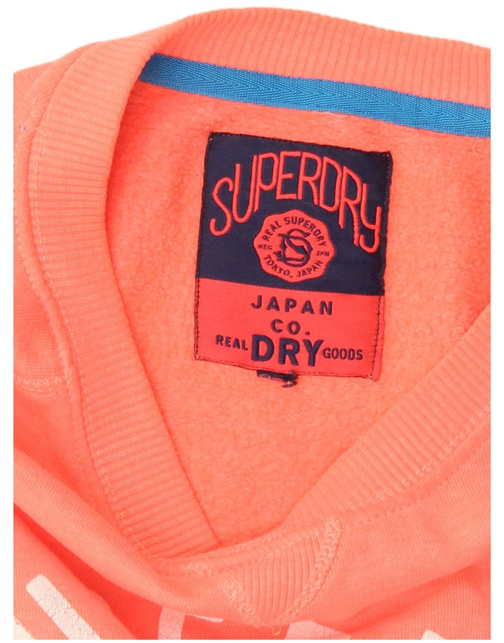 Γυναικείο γραφικό φούτερ SUPERDRY Jumper UK 16 Large Orange
