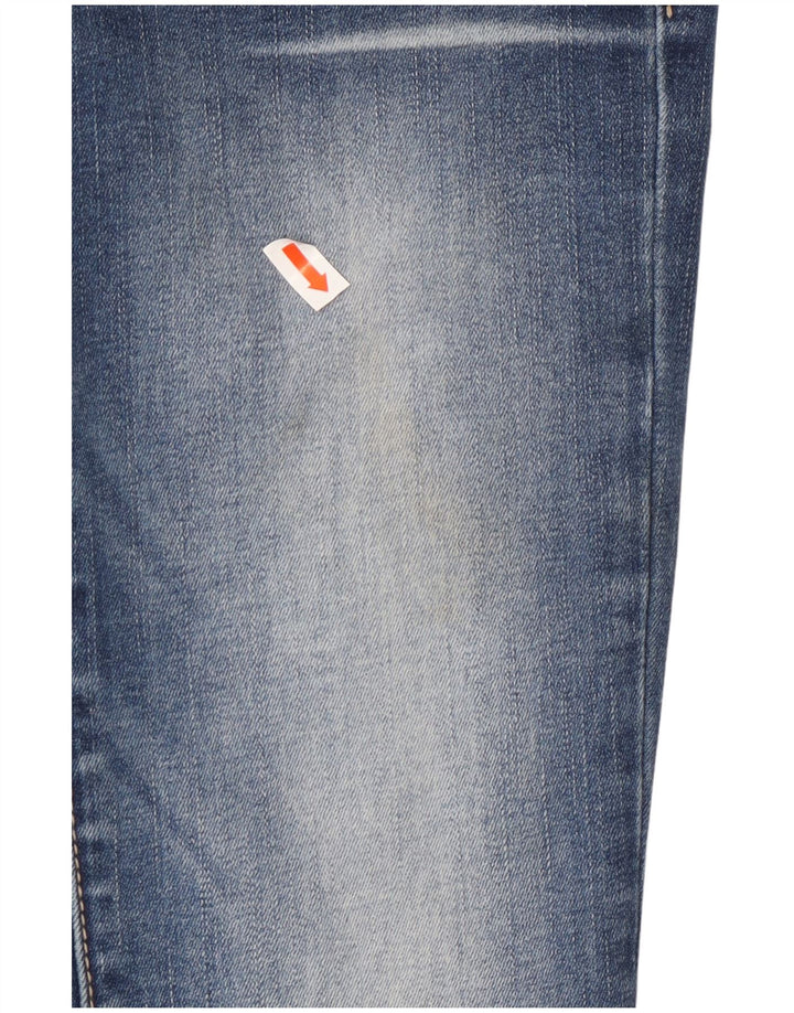BKE Girls Long Flared Jeans 9-10 Years W24 L28 Blue Cotton