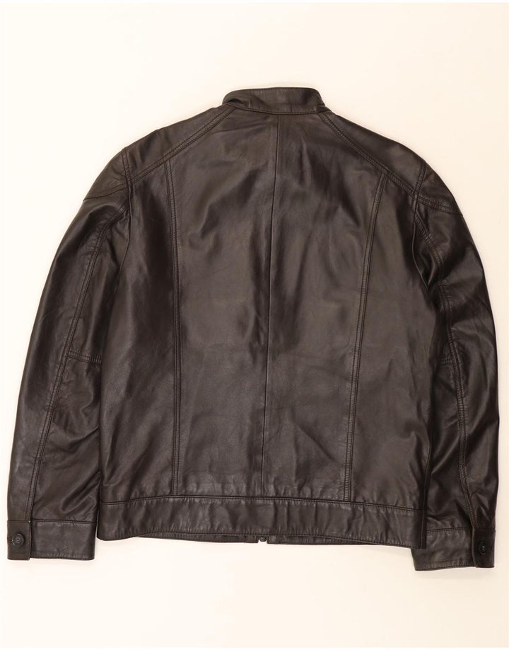 Esprit Ανδρικό Δερμάτινο Μπουφάν UK 40 Large Brown Δερμάτινο