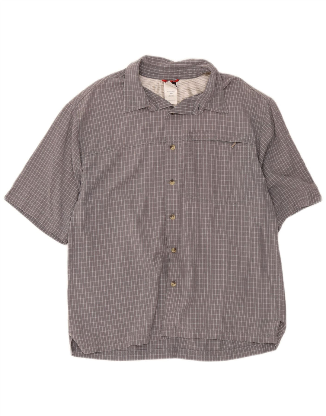 Ανδρικό κοντομάνικο πουκάμισο North Face Medium Grey Check Modal