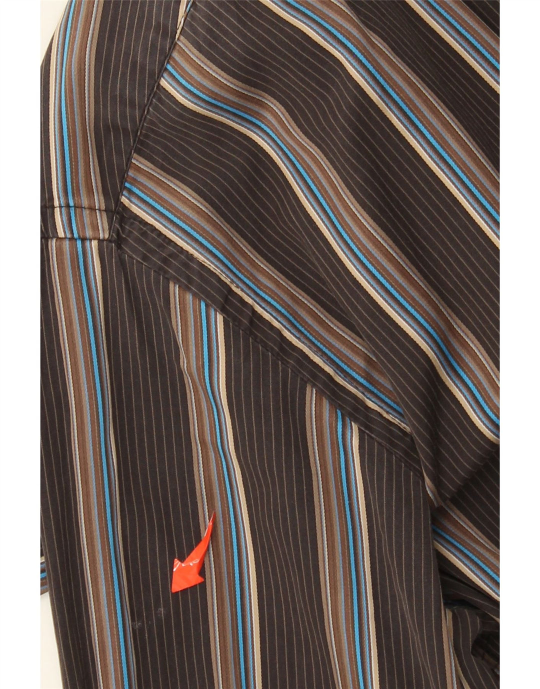 Ted Baker Ανδρικό πουκάμισο 5 XL Καφέ ριγέ