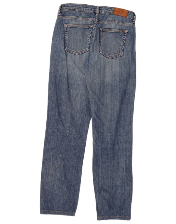Gant Womens Straight Jeans W28 L29 Blue Cotton