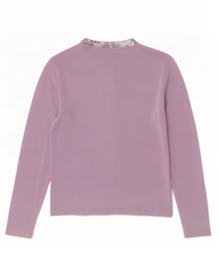 Marks & Spencer Γυναικεία Ζακέτα πουλόβερ UK 10 Small Purple