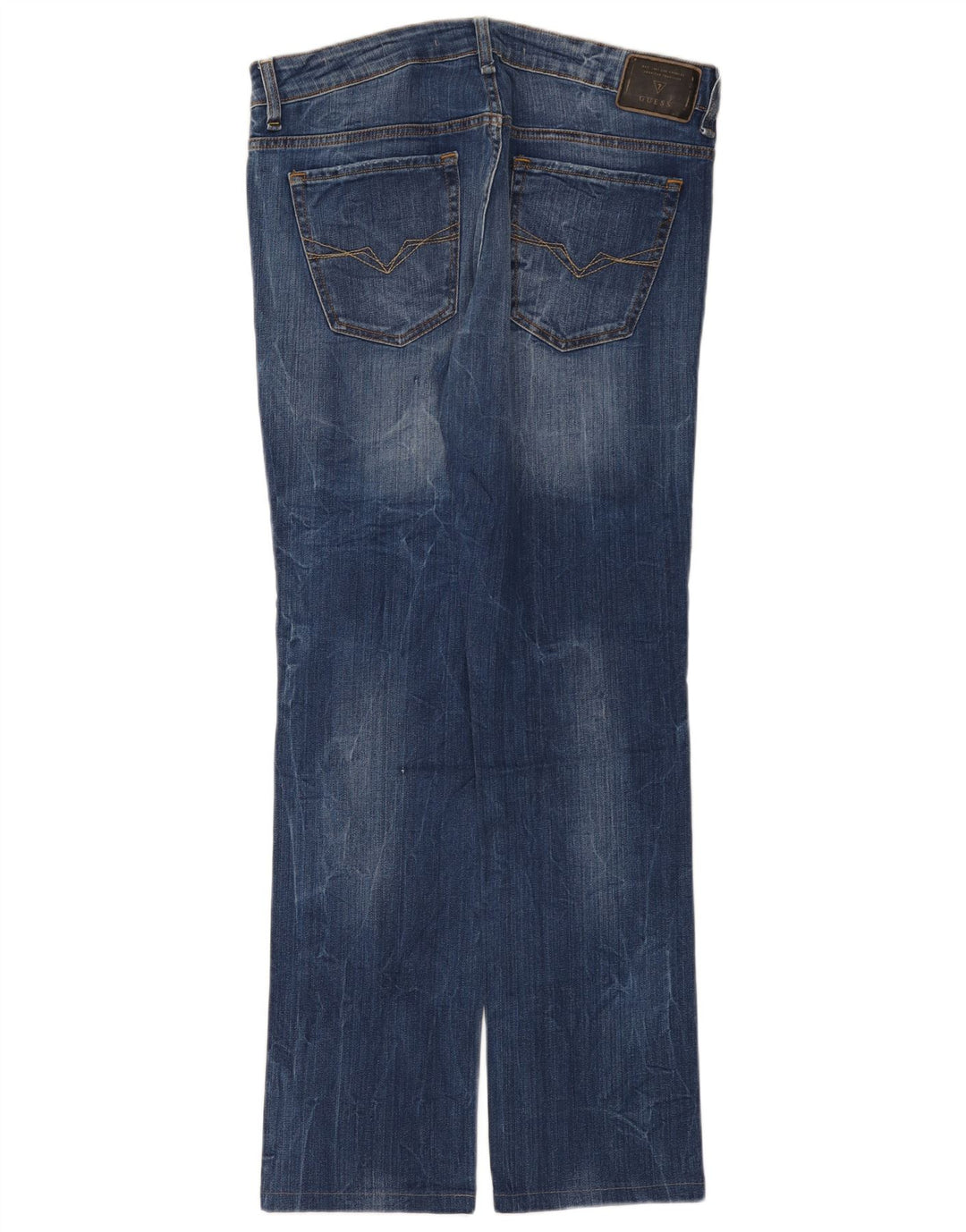 Ανδρικό τζιν ίσιο Guess W34 L32 Μπλε βαμβακερό