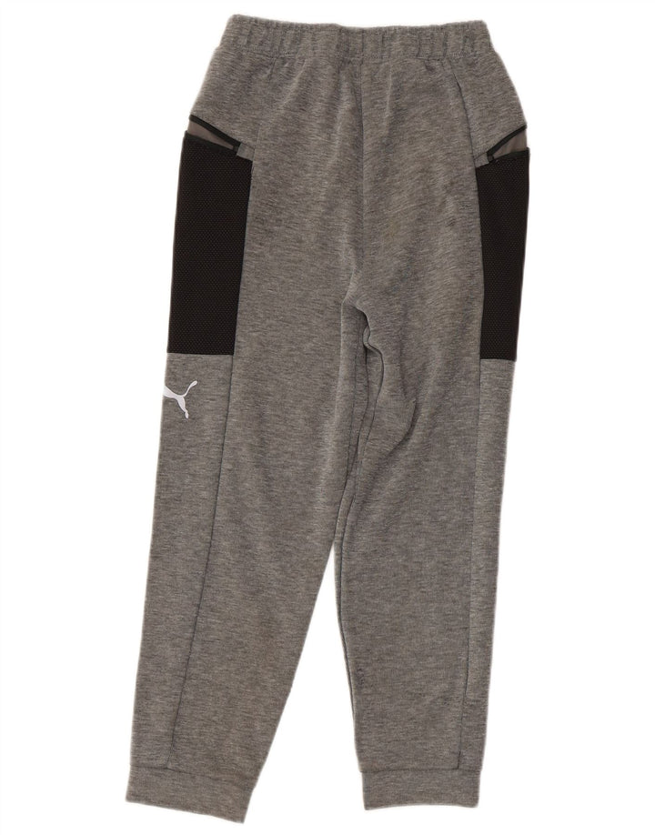 Παντελόνι αθλητικής φόρμας PUMA Boys Joggers 9-10 ετών Γκρι χρώματος βαμβακερό