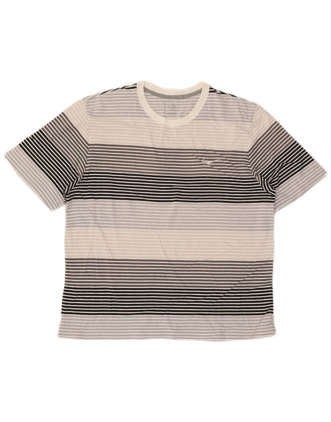 Ανδρικό T-Shirt Nike τοπ XL γκρι ριγέ