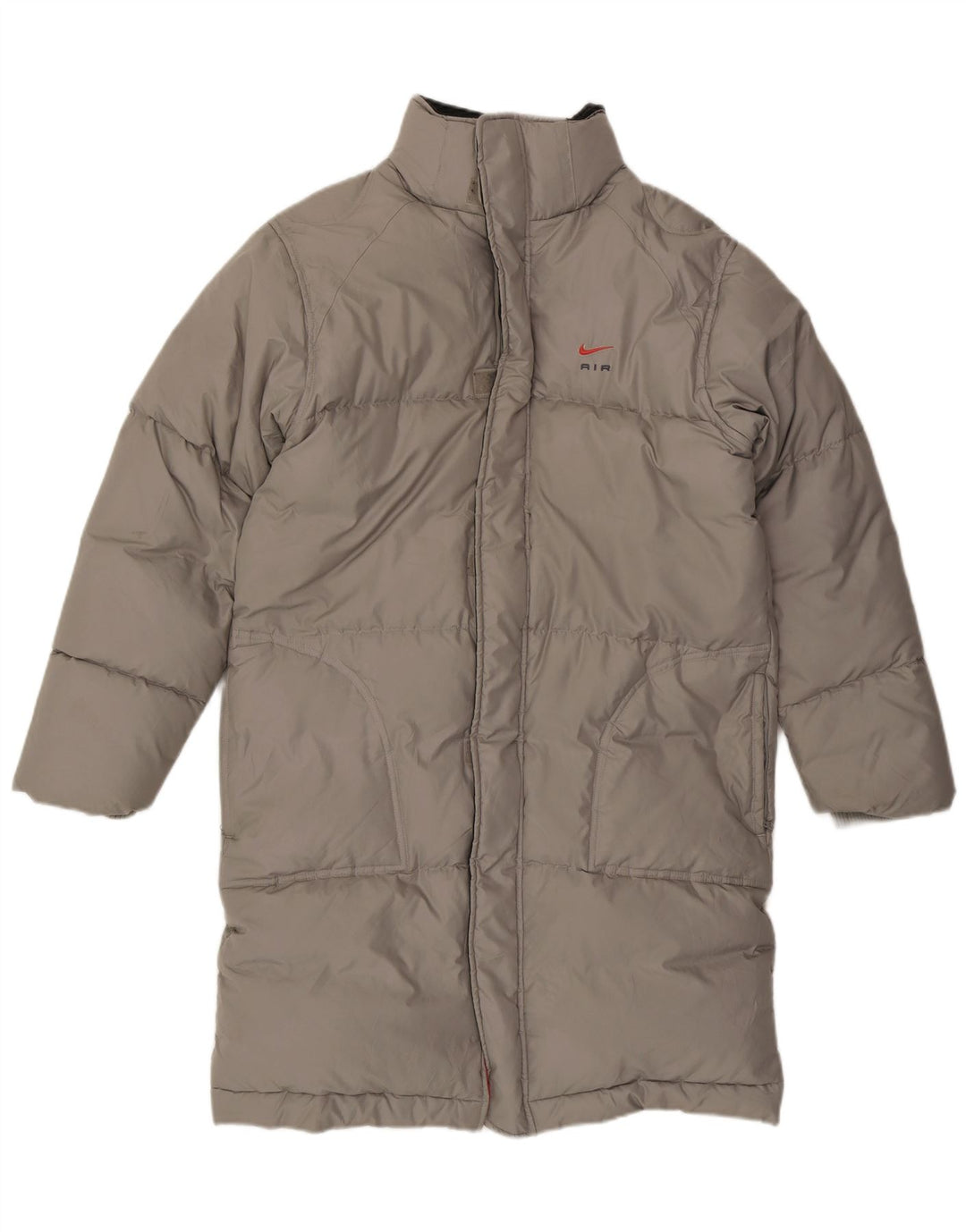 Ανδρικό παλτό Nike με επένδυση UK 36/38 Small Grey Polyester
