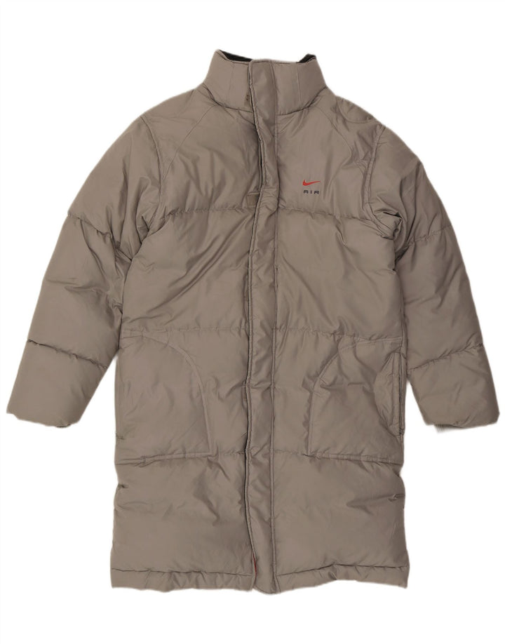 Ανδρικό παλτό Nike με επένδυση UK 36/38 Small Grey Polyester