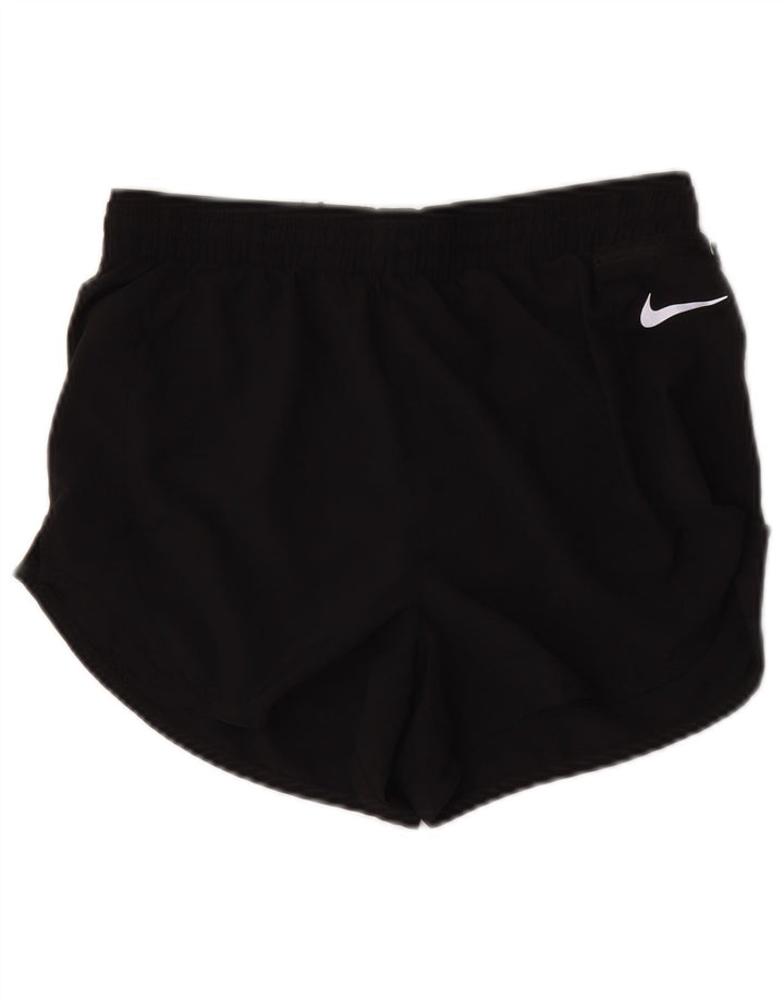 Γυναικείο αθλητικό σορτς Nike Dri Fit UK 10 Μικρό μαύρο πολυεστέρα