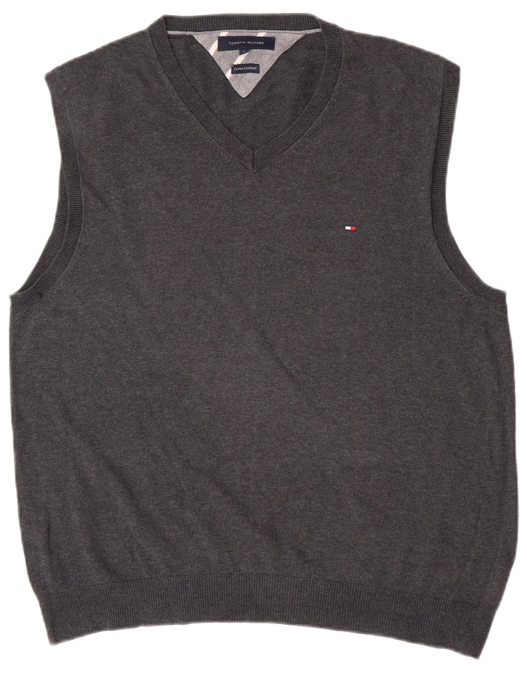 Tommy Hilfiger ανδρικό γιλέκο Tank Top Μεγάλο γκρι βαμβακερό