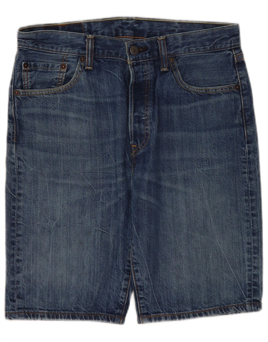 Ανδρικό τζιν σορτς Levi's 501 W30 μεσαίο μπλε βαμβακερό