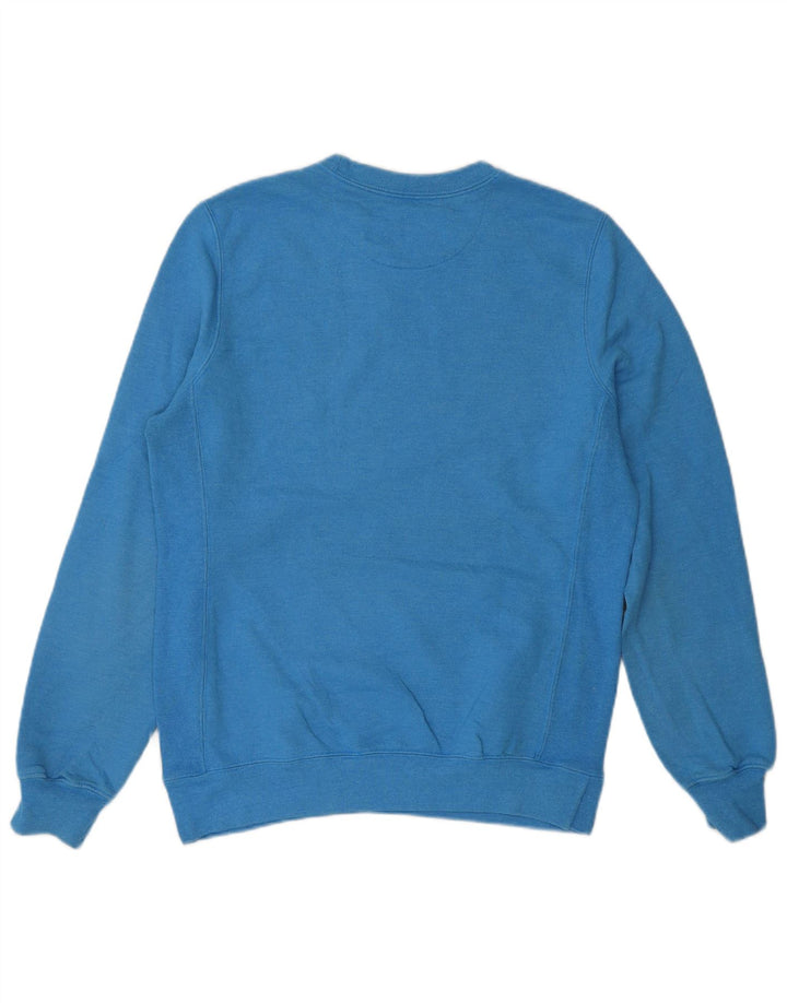 CHAMPION Γυναικεία Φούτερ Jumper UK 14 Medium Blue Cotton
