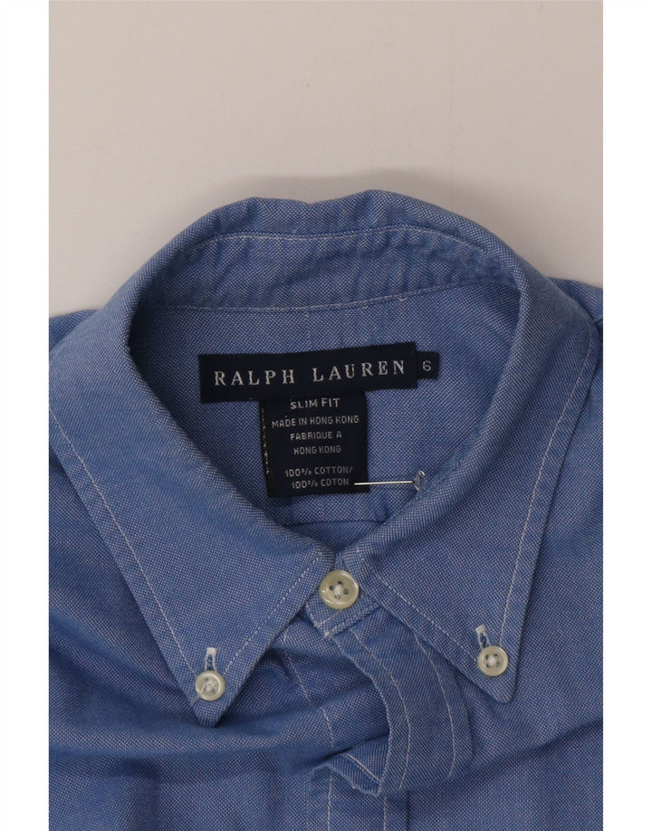 Γυναικείο πουκάμισο Ralph Lauren Slim Fit US 6 μεσαίο μπλε βαμβακερό