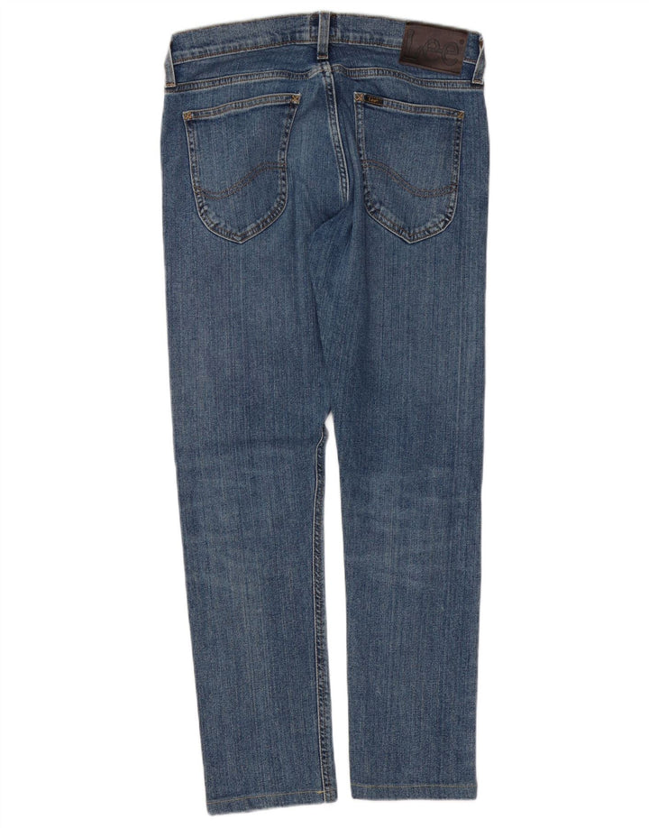 Lee Mens Luke Slim Jeans W30 L27 Blue Cotton