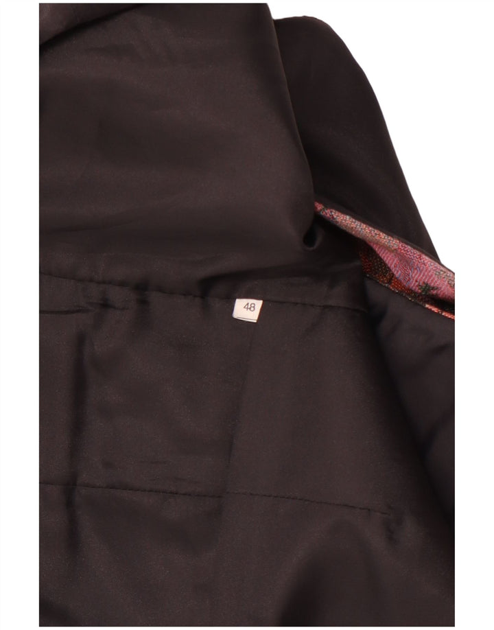 VINTAGE Ανδρικό Γιλέκο IT 48 Medium Pink Floral