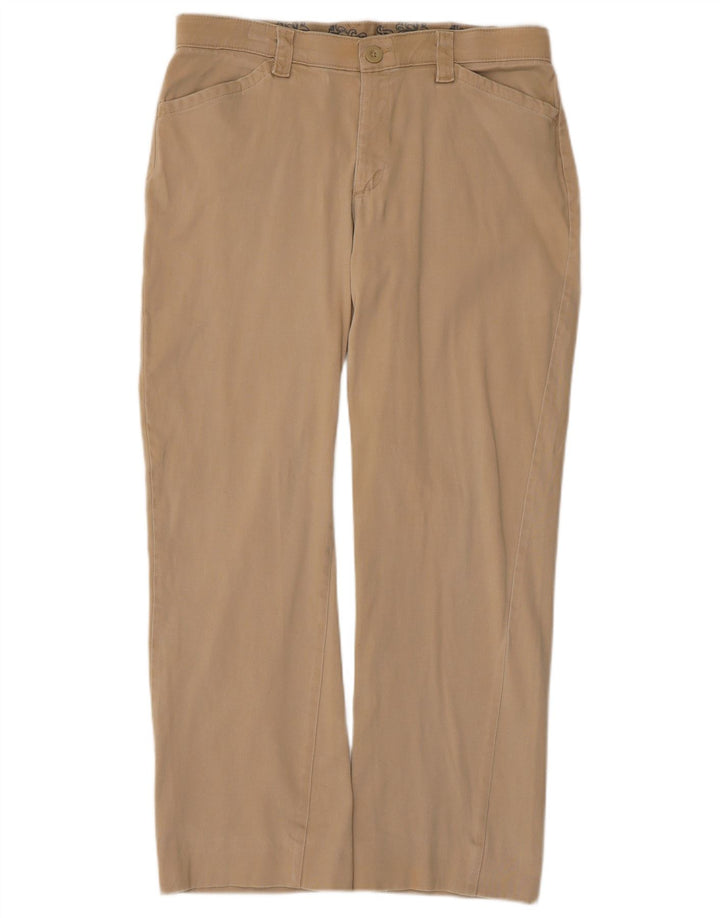 Lee Γυναικείο Stretch ίσιο καθημερινό παντελόνι US 8 Medium W32 L27 Beige