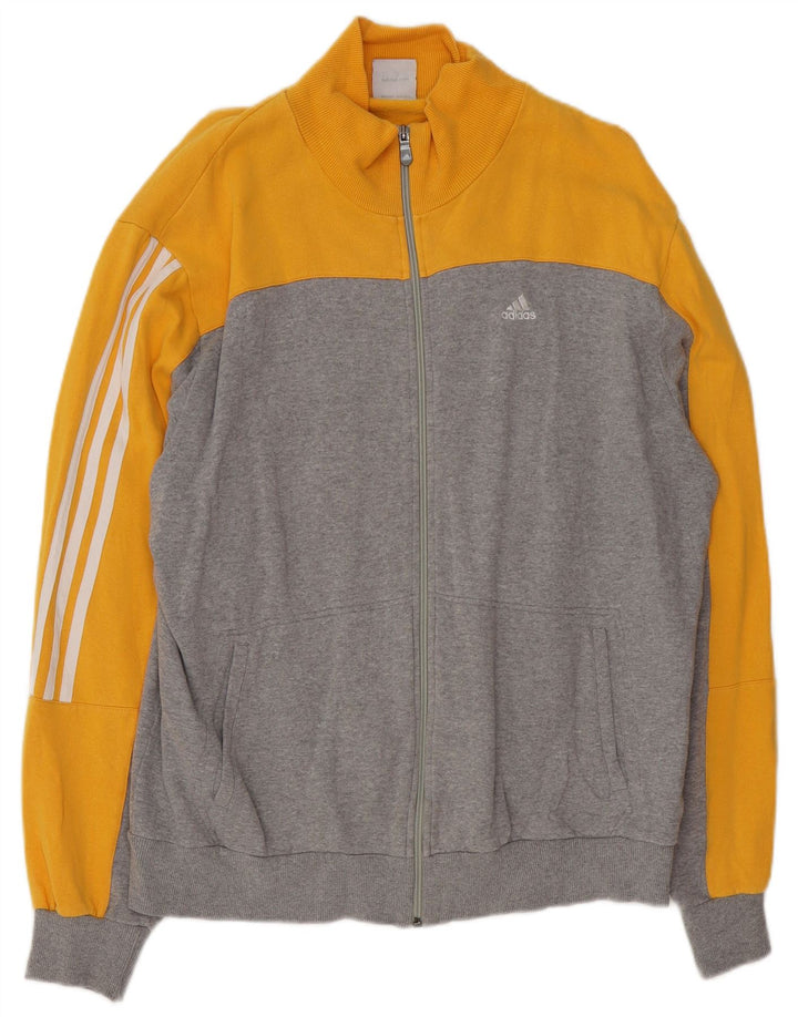 Ανδρική φόρμα ADIDAS Top Jacket XL Γκρι Colourblock Cotton