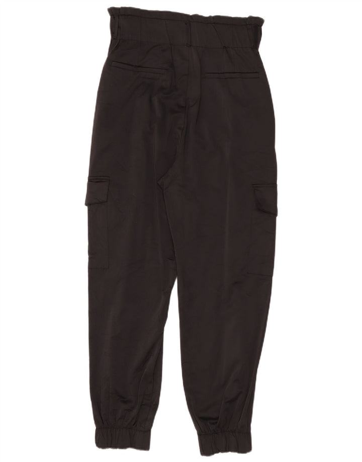 Zara Γυναικείο Joggers Παντελόνι Cargo Medium W28 L26 Μαύρο