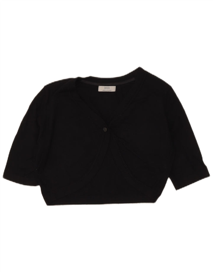 Marks & Spencer Γυναικείο Bolero Top UK 14 Medium Black Viscose