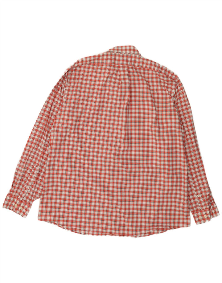 Eddie Bauer Ανδρικό πουκάμισο Relaxed Fit XL Red Check Cotton