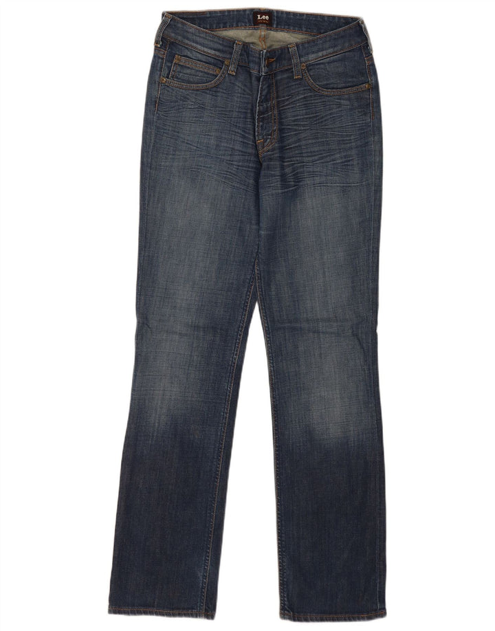 Lee Mens Marion Straight Jeans W30 L31 Blue Cotton