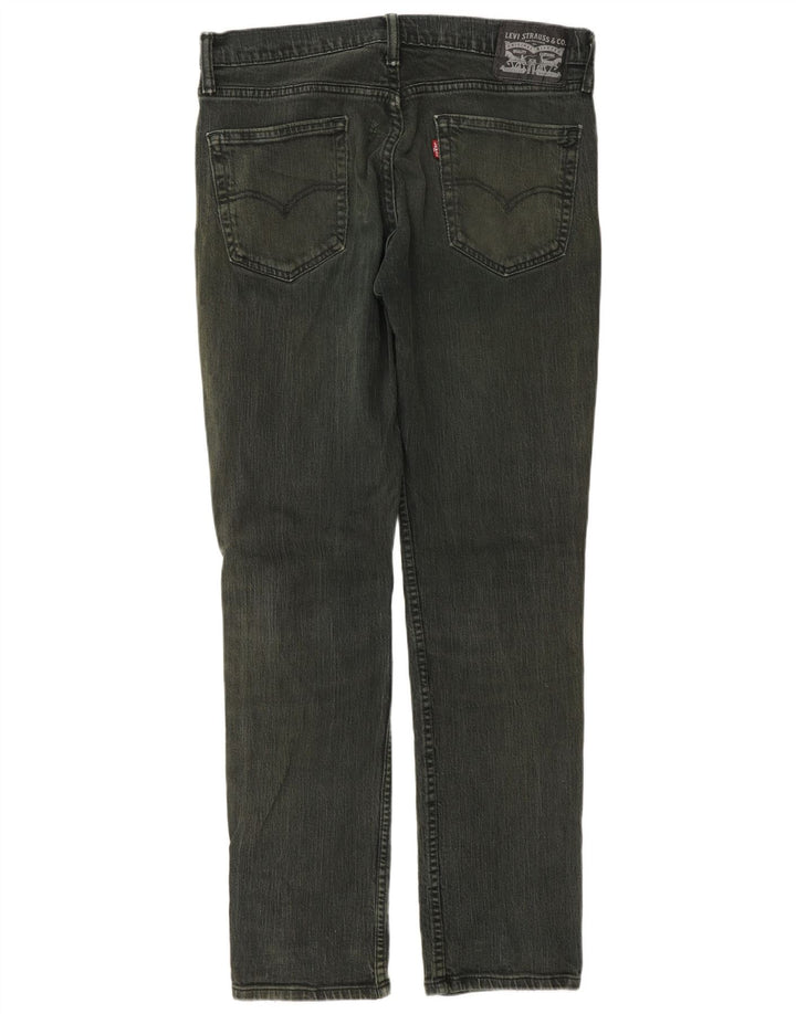 Ανδρικό τζιν Levi's Slim W33 L32 Πράσινο βαμβακερό