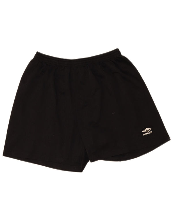 Umbro Mens Sport Shorts Large  Black Polyester