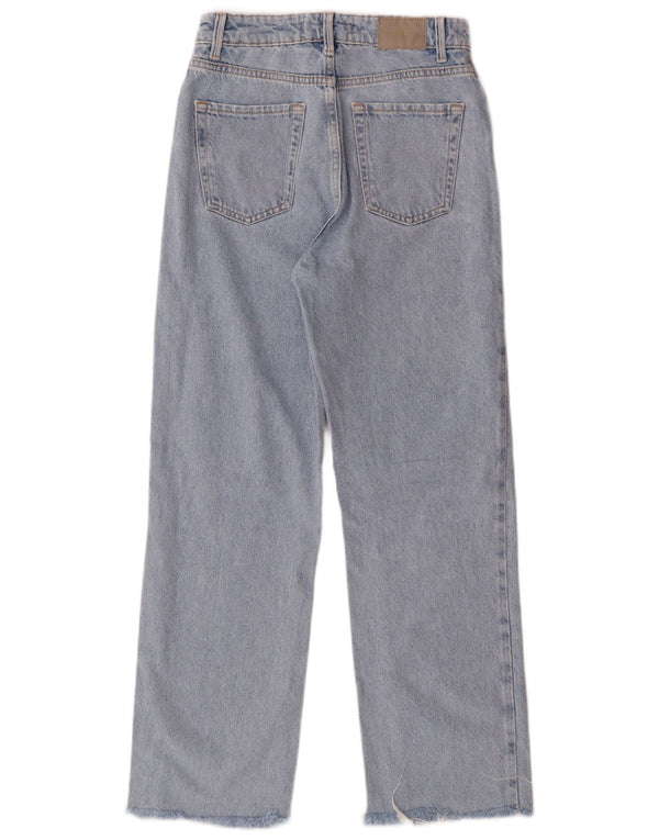 Zara γυναικείο ψηλόμεσο τζιν EU 34 2XS W24 L27 Blue Cotton Classic