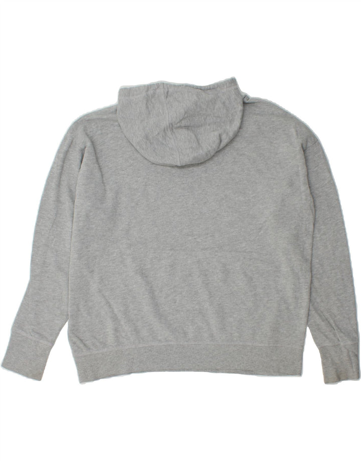 REEBOK Womens Oversized Graphic Hoodie Jumper UK 18 XL Grey Polyester Vintage Reebok and Second-Hand Reebok from Messina Hembry 