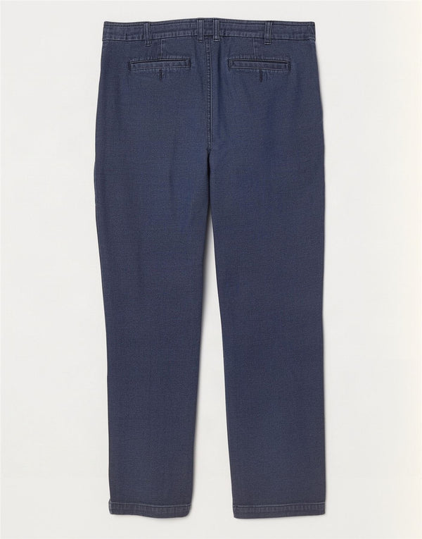 Boden Γυναικείο Cropped Jeans UK 14 Large W34 L25 Navy Blue Cotton