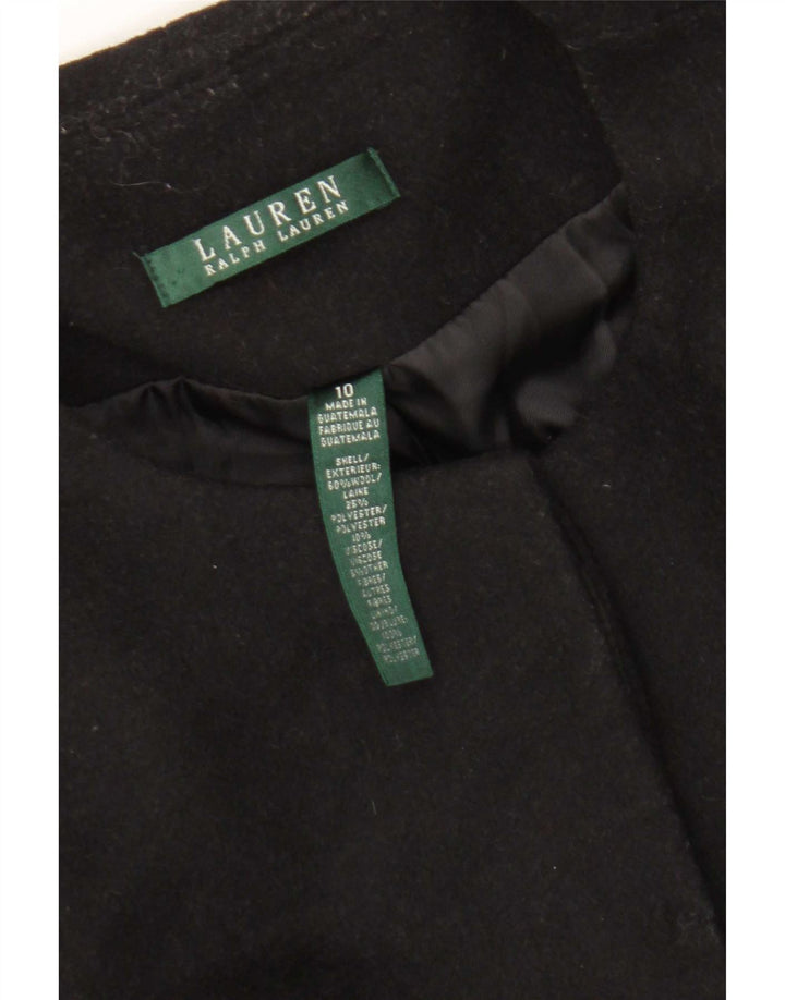 Γυναικείο παλτό Ralph Lauren US 10 Large Black Wool