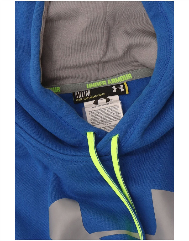 Ανδρικό γραφικό κουκούλα Under Armour, μεσαίο μπλε βαμβακερό