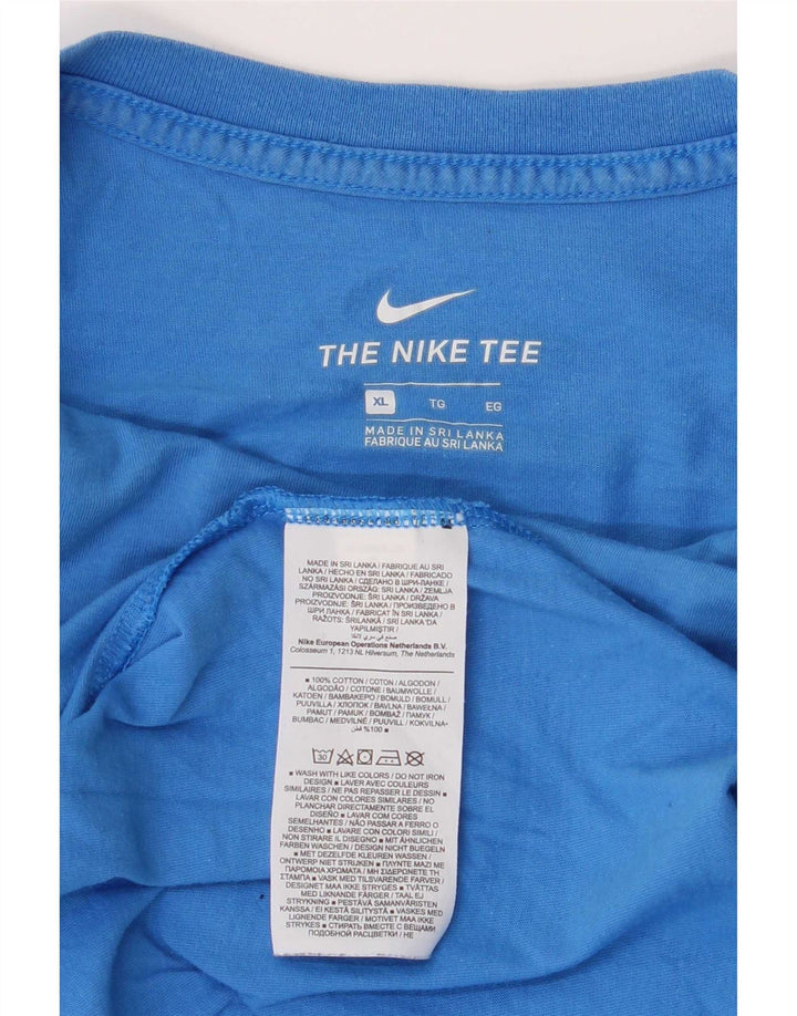 Ανδρικό T-Shirt Nike XL Μπλε βαμβακερό