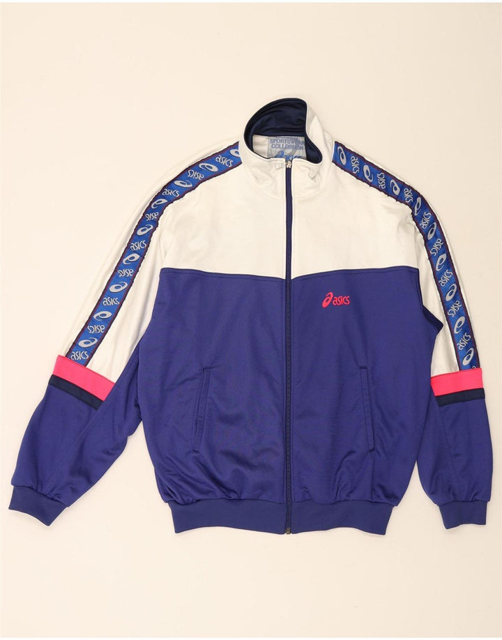 Ανδρική αθλητική φόρμα γραφικών Asics Top Jacket IT 54 XL Blue Colourblock