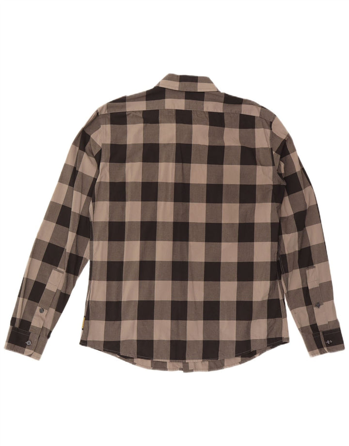 Armani Jeans Ανδρικό πουκάμισο μεγάλο γκρι βαμβακερό Gingham